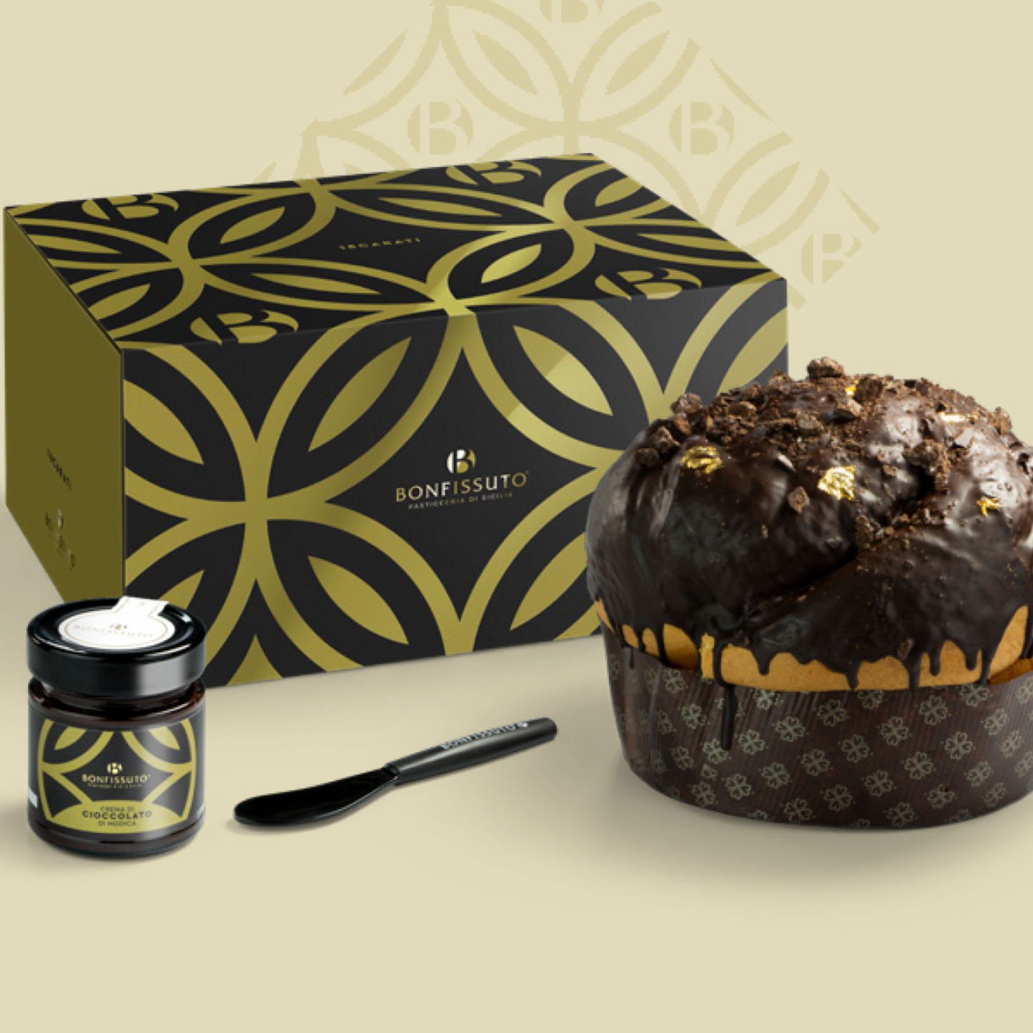VORVERKAUF:BONFISSUTO Panettone al Cioccolato 18 Carati di Sicilia 1kg