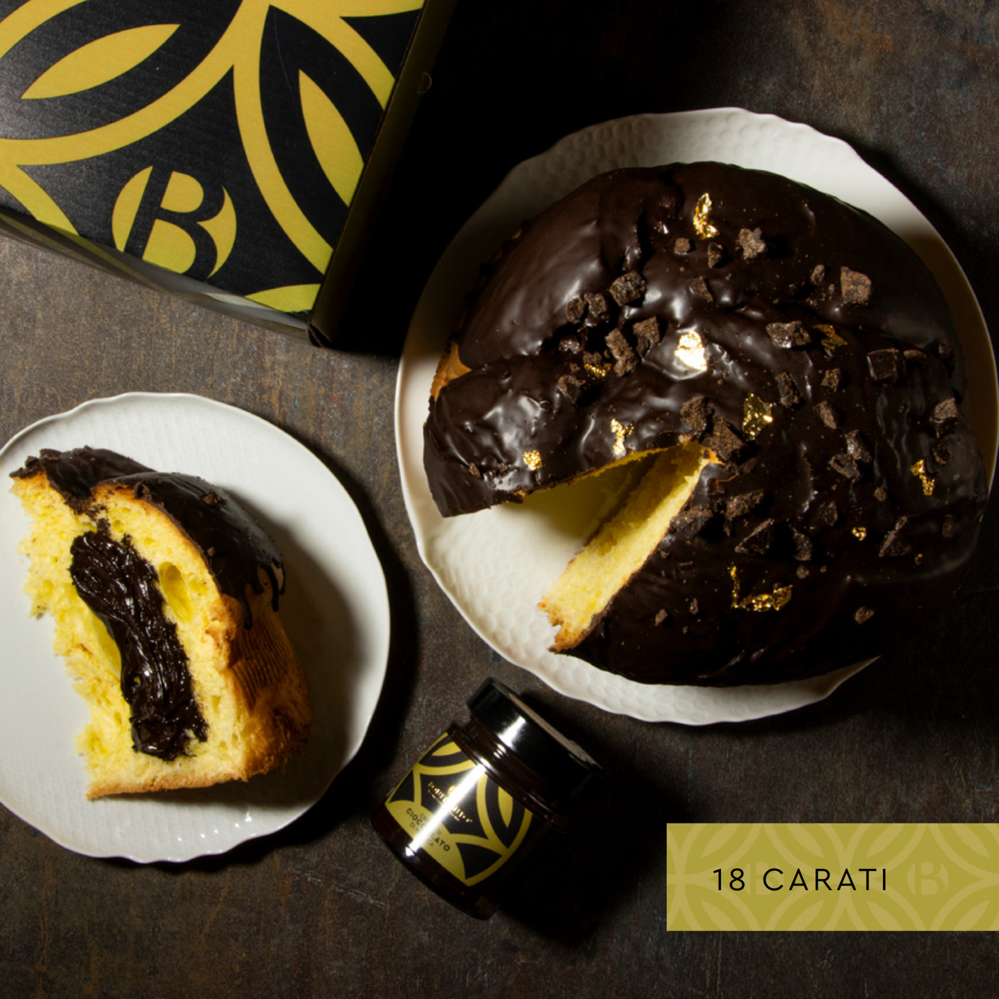 VORVERKAUF:BONFISSUTO Panettone al Cioccolato 18 Carati di Sicilia 1kg