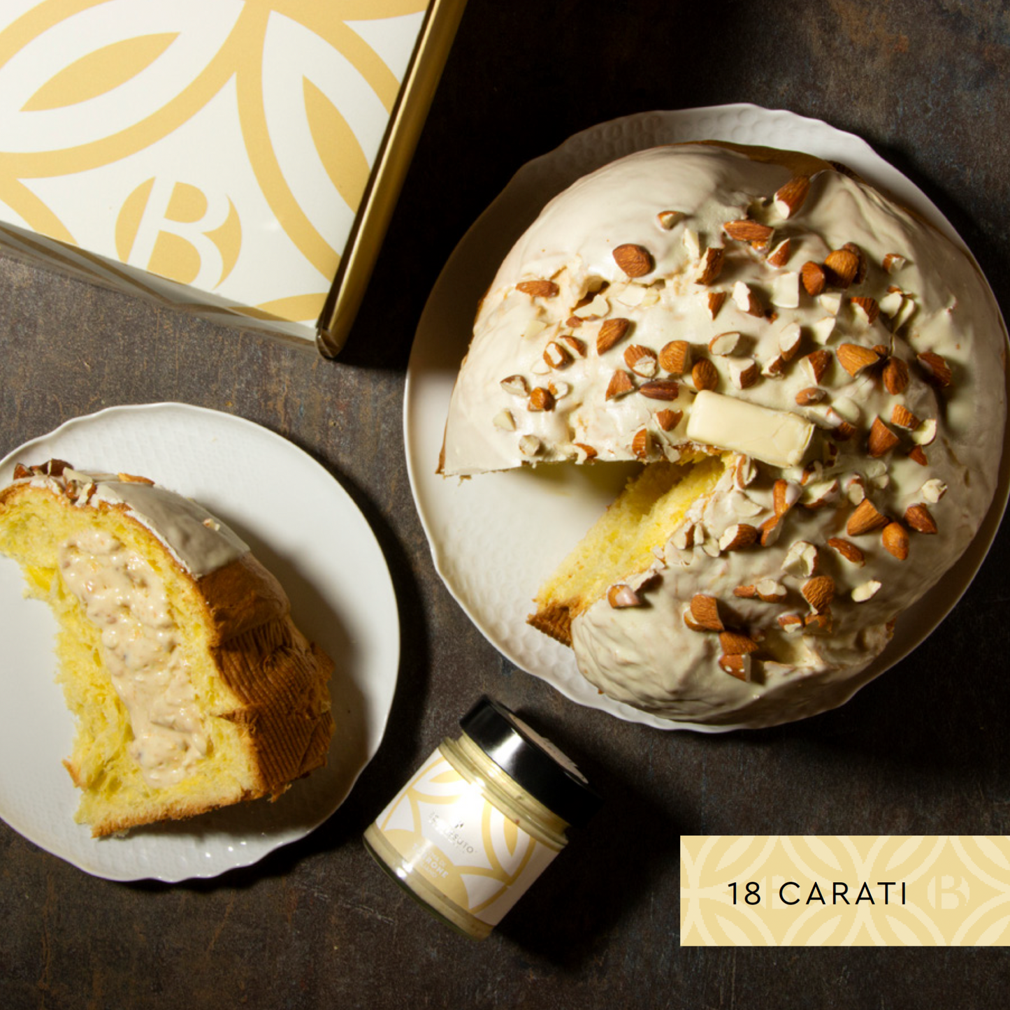 VORVERKAUF: BONFISSUTO Panettone al Torrone Siciliano 1kg