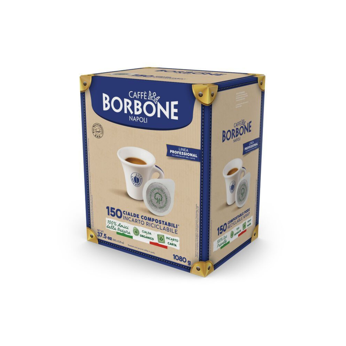 CAFFE BORBONE Miscela Blu E.S.E. Pads 150 Stück