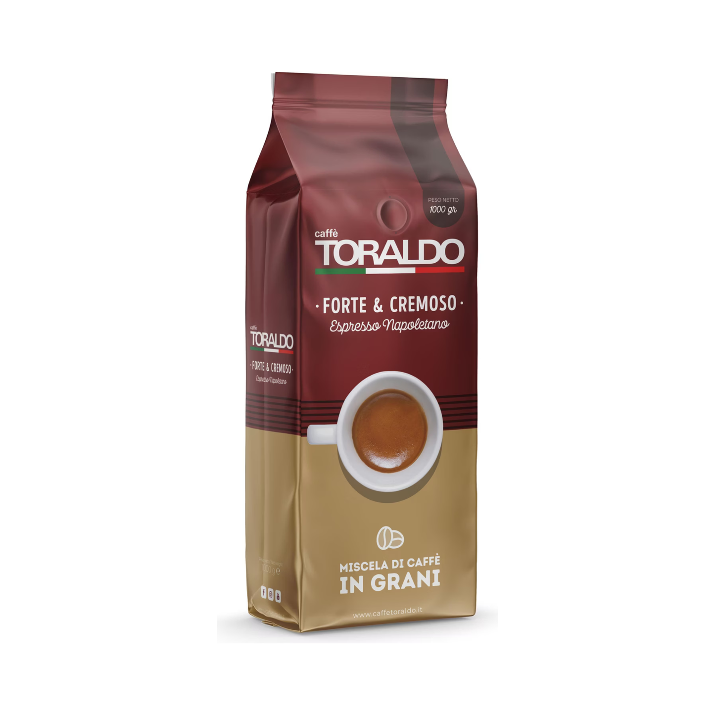 CAFFE TORALDO Miscela Forte e Cremoso Bohnen 1 kg
