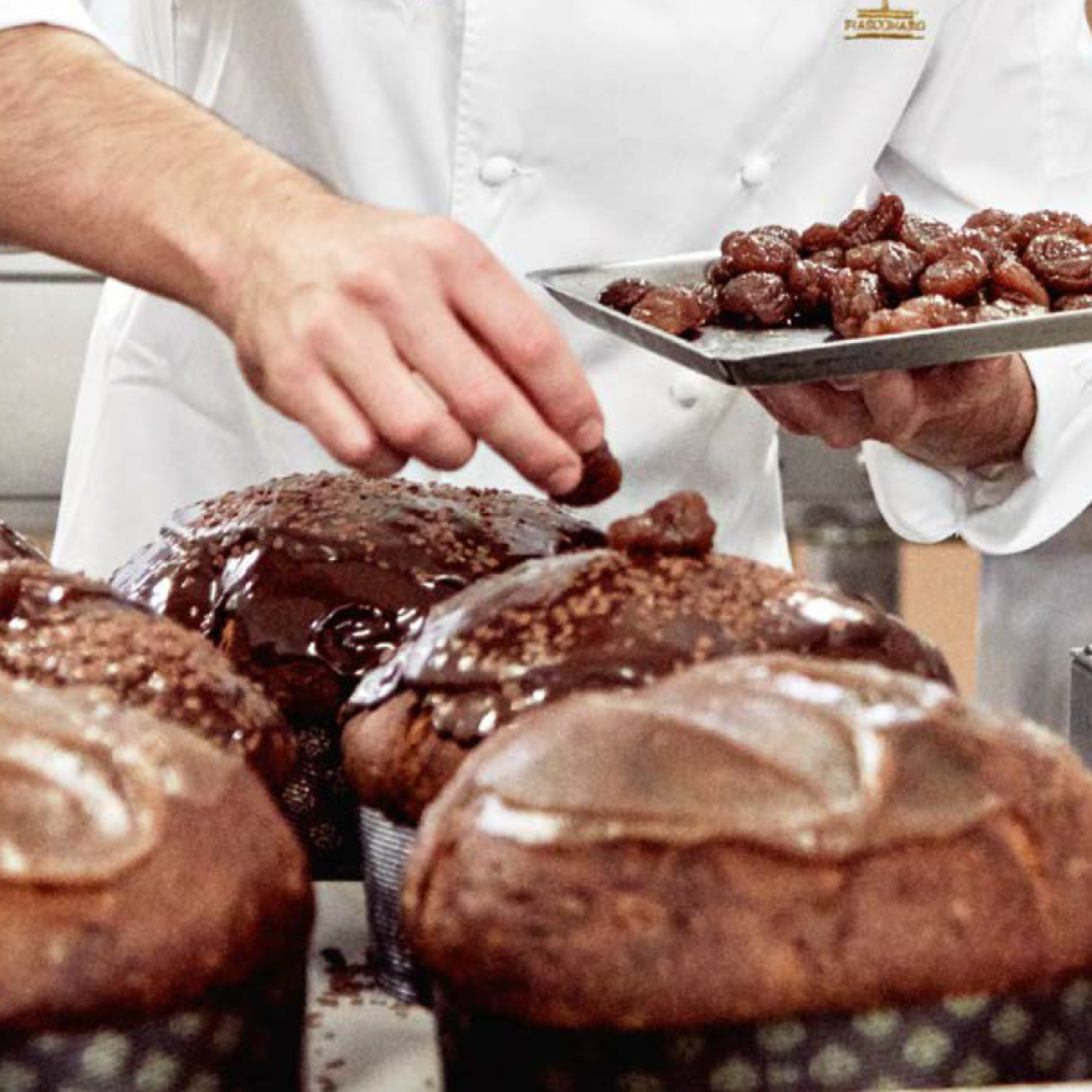 VORVERKAUF: DOLCE & GABBANA Panettone al Castagne glasate e Gianduia 1 kg