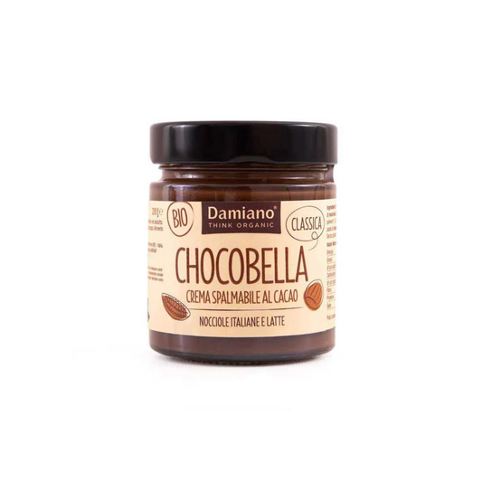 DAMIANO Chocobella Classica (Haselnuss-Schokoladen-Creme) 365g - MHD 11.04.24