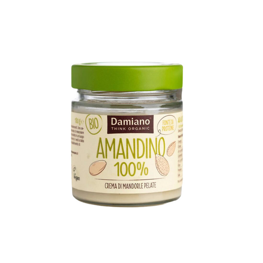 DAMIANO Crema di Mandorle pelate - AMANDINO 100% (Weisses Mandelmus) 275g