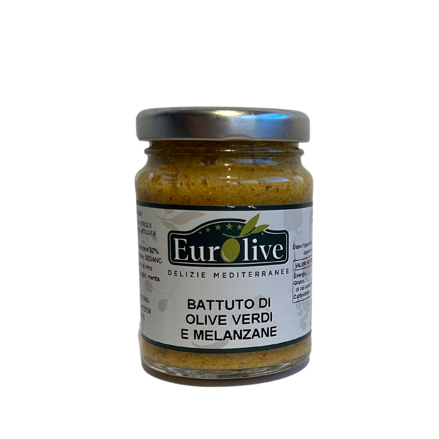 EUROLIVE Battuto di olive verdi e melanzane 90g