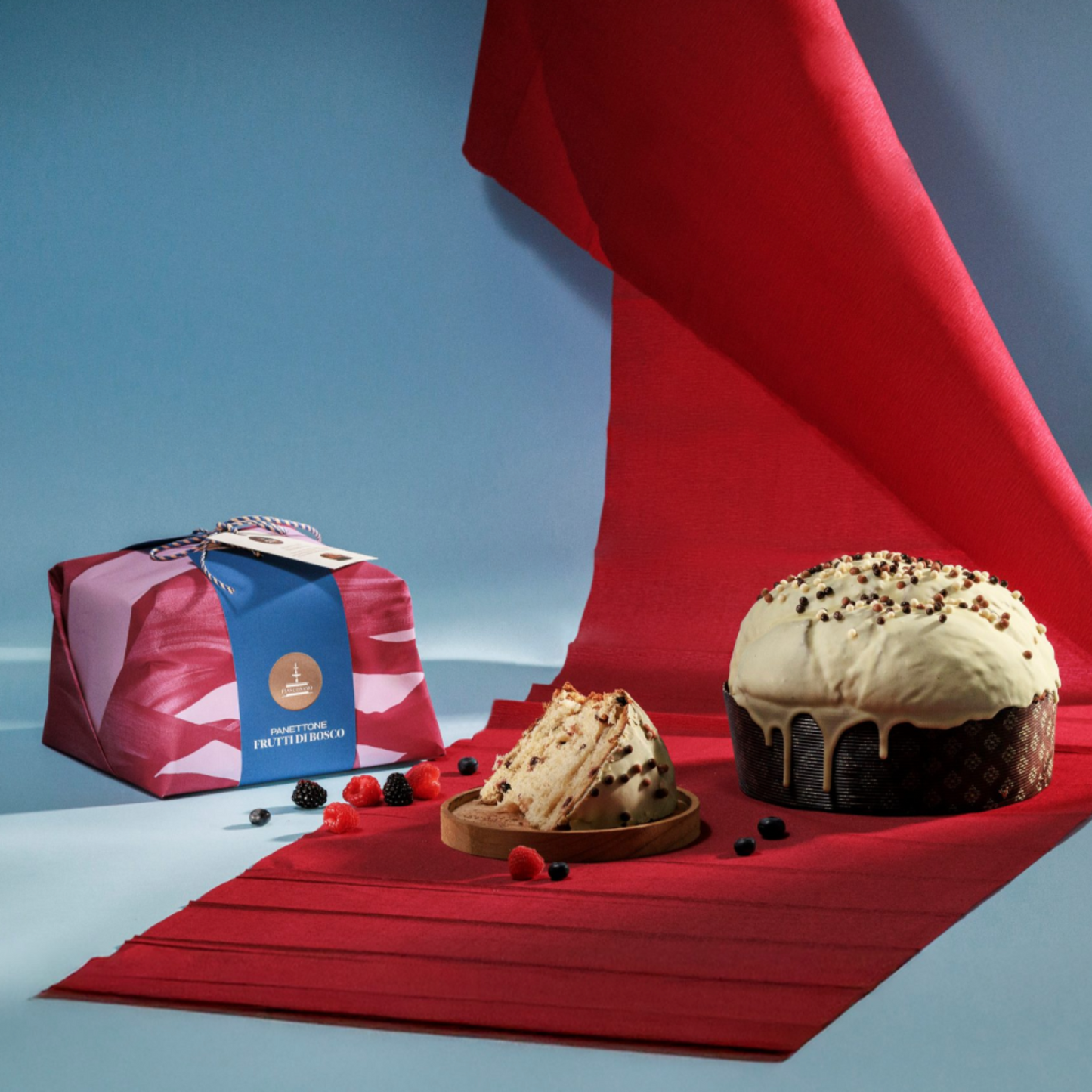 VORVERKAUF: FIASCONARO Panettone ai Frutti di Bosco 1kg