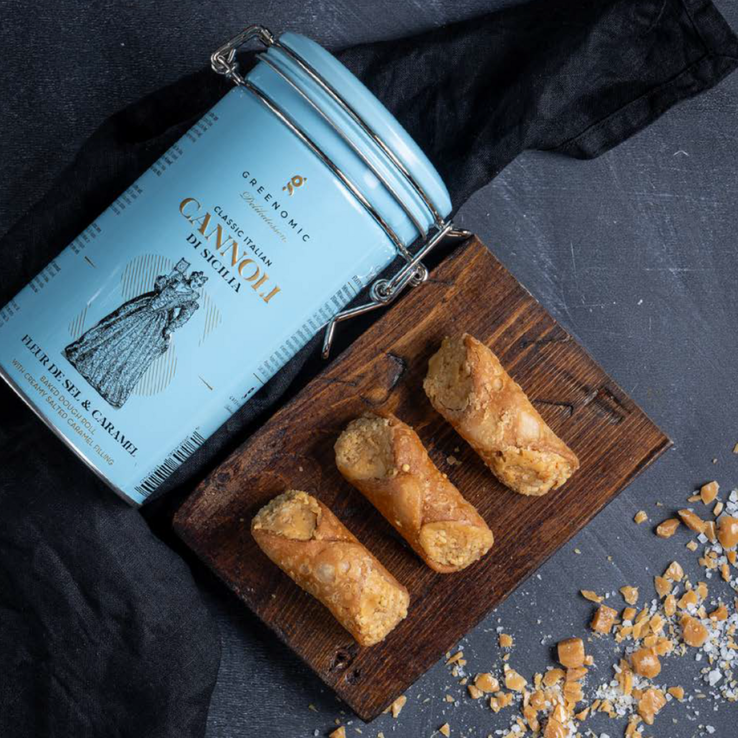 Cannoli di Sicilia Fleur de Sel & Caramel 200g