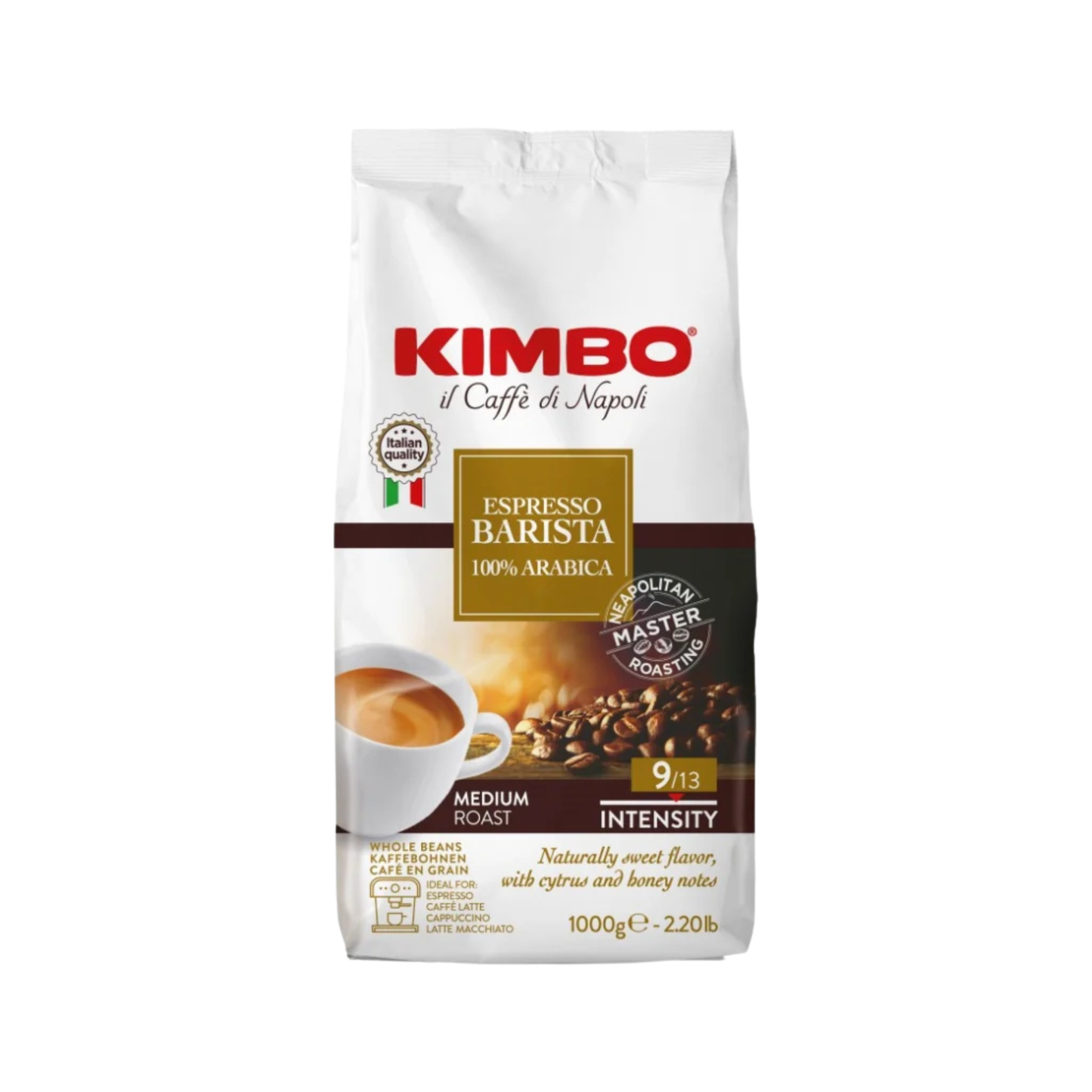 CAFFE KIMBO Espresso Barista 100% Arabica Bohnen 1 kg