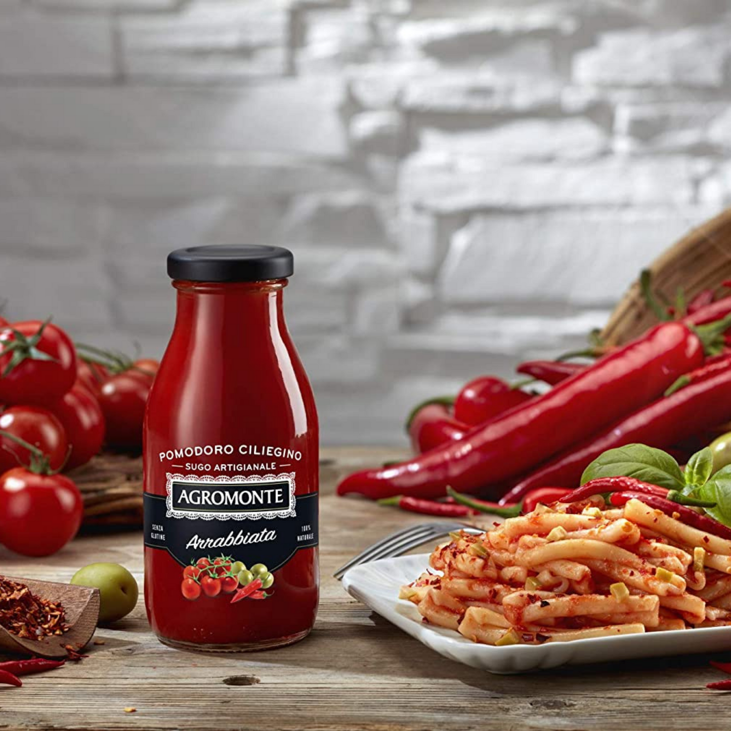 AGROMONTE Sugo di Pomodorino Ciliegino all'Arrabbiata 260g