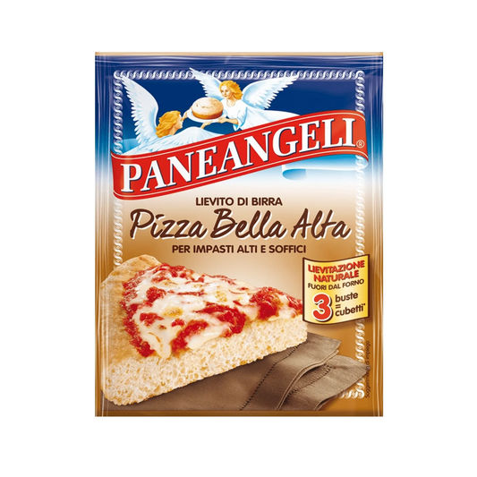 PANEANGELI Pizza Bella Alta Bierhefe für Pizzateig - 3 Beutel à 9g
