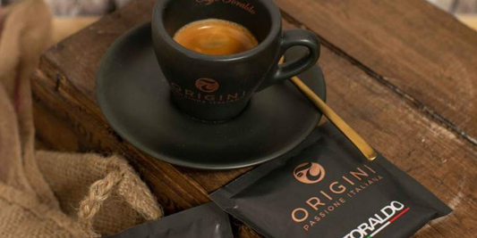 Un caffè, per favore. Vier Marken, ziemlich viel Italia.