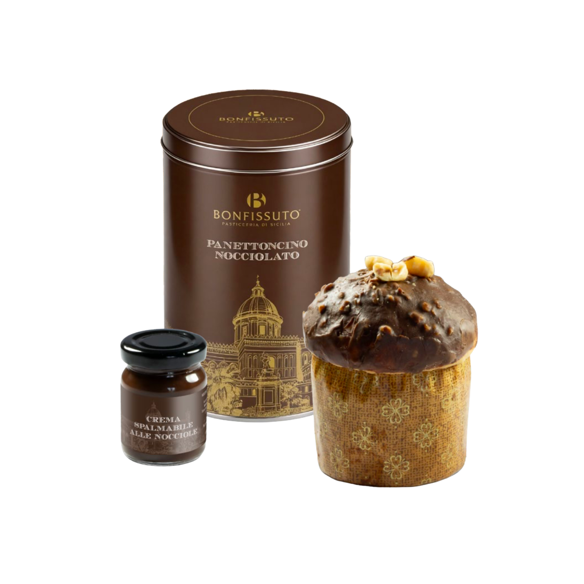 VORVERKAUF: BONFISSUTO Panettoncino alle Nocciole di Sicilia 100g