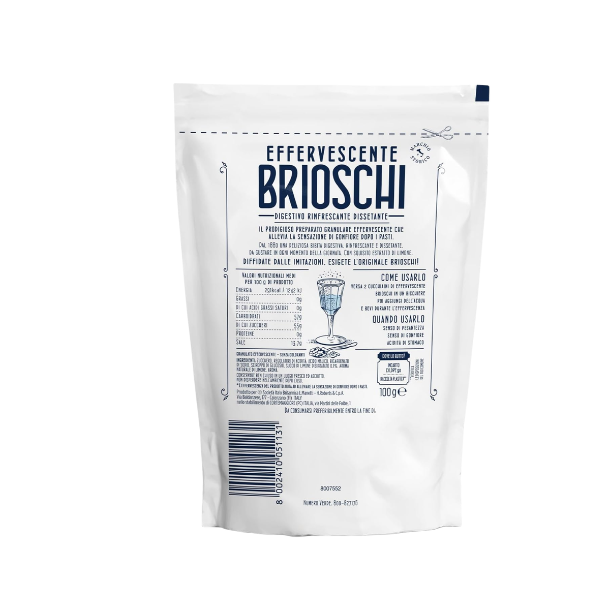 BRIOSCHI Brausegranulat 100g