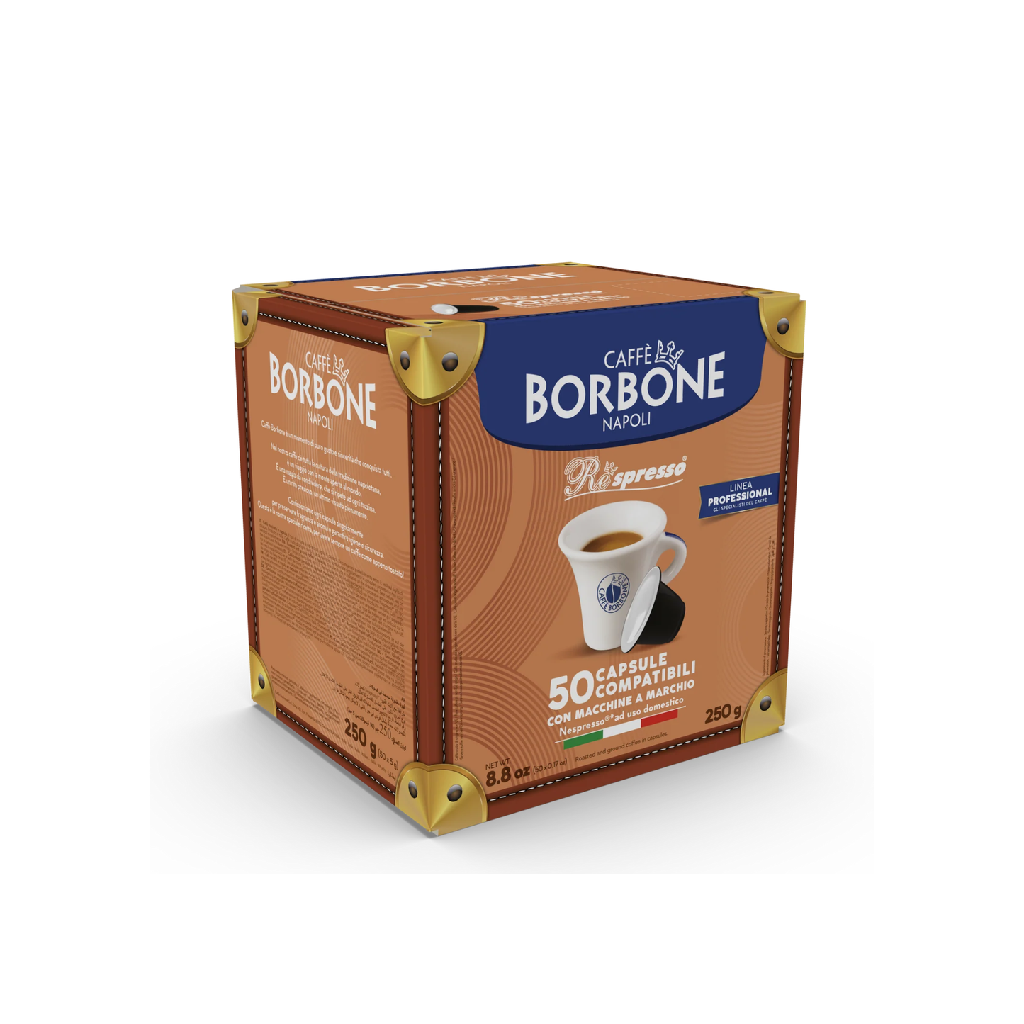 CAFFE BORBONE Respresso Miscela Nera Kapseln Nespresso® kompatibel 100 Stück