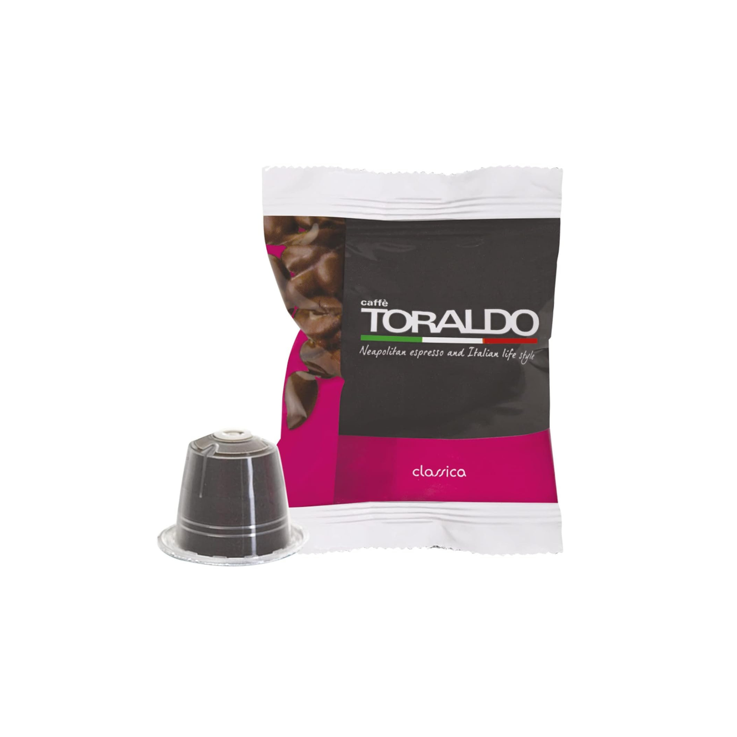 CAFFE TORALDO Miscela Classica Kapseln Nespresso® kompatibel 100 Stück
