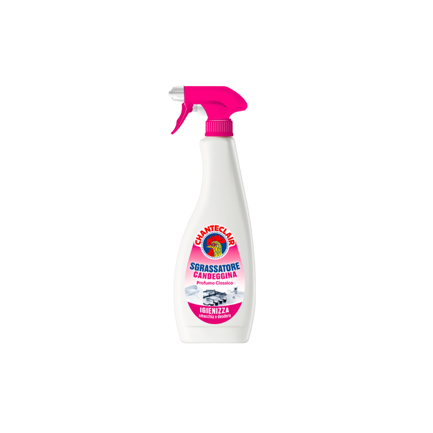 CHANTECLAIR Sgrassatore Universale Candeggina - Fettlöser mit Bleichmittel 750ml