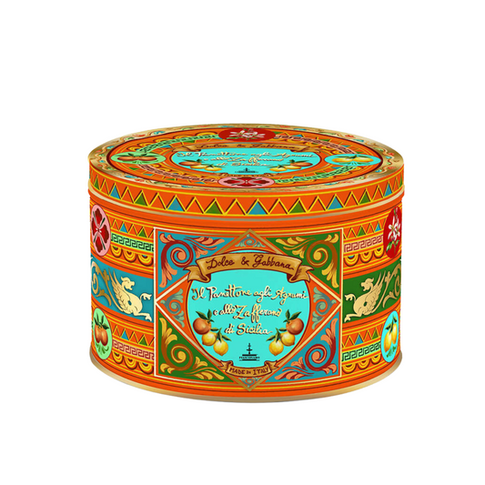 VORVERKAUF: DOLCE & GABBANA Panettone agli Agrumi e allo Zafferano di Sicilia