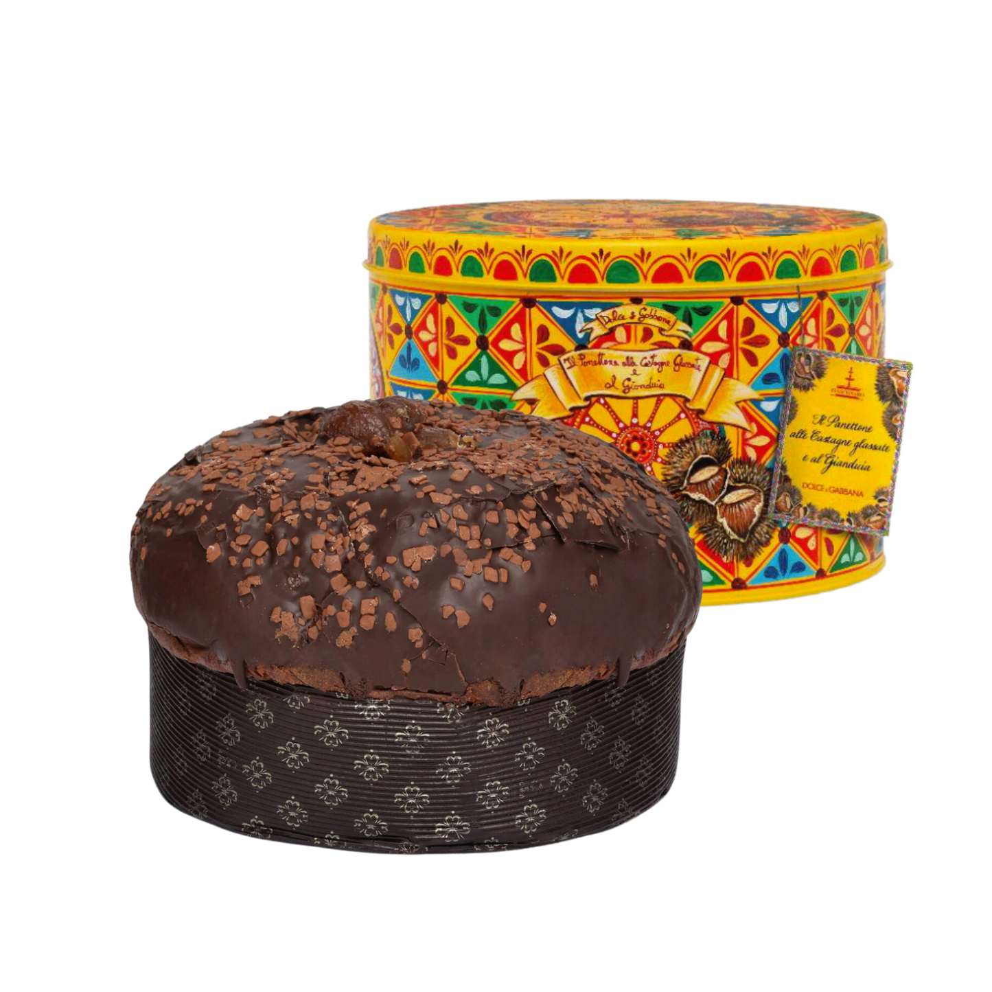 VORVERKAUF: DOLCE & GABBANA Panettone al Castagne glasate e Gianduia 1 kg