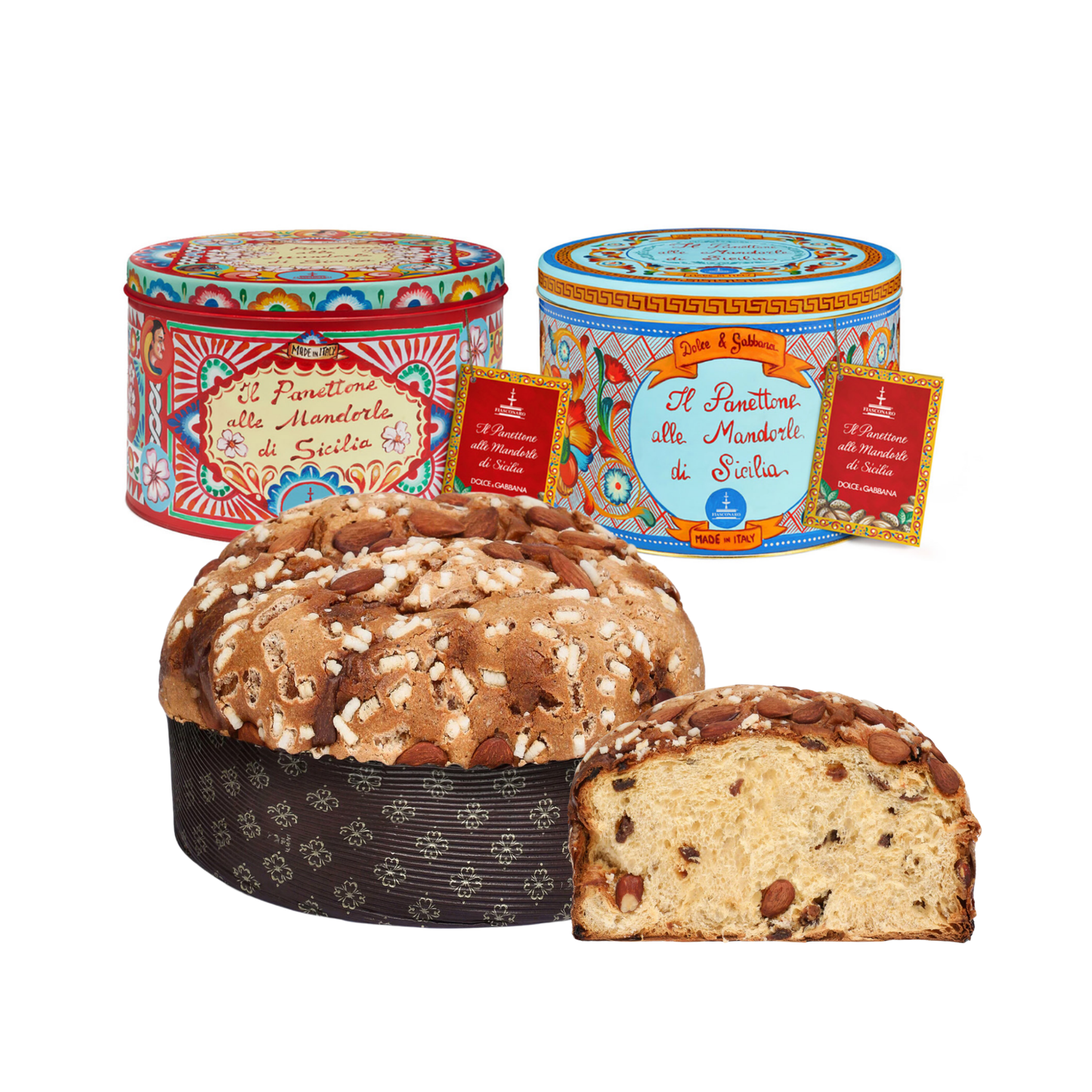 VORVERKAUF: DOLCE & GABBANA Panettone alle Mandorle di Sicilia 1kg