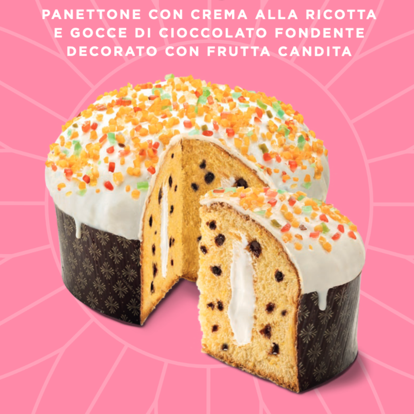 DAIS Panettone con Crema alla Ricotta 800g
