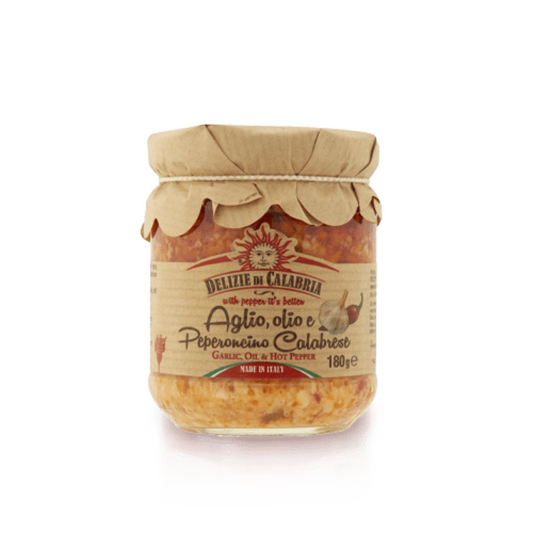 DELIZIE DI CALABRIA Aglio, Olio e Peperoncino di Calabria 180g