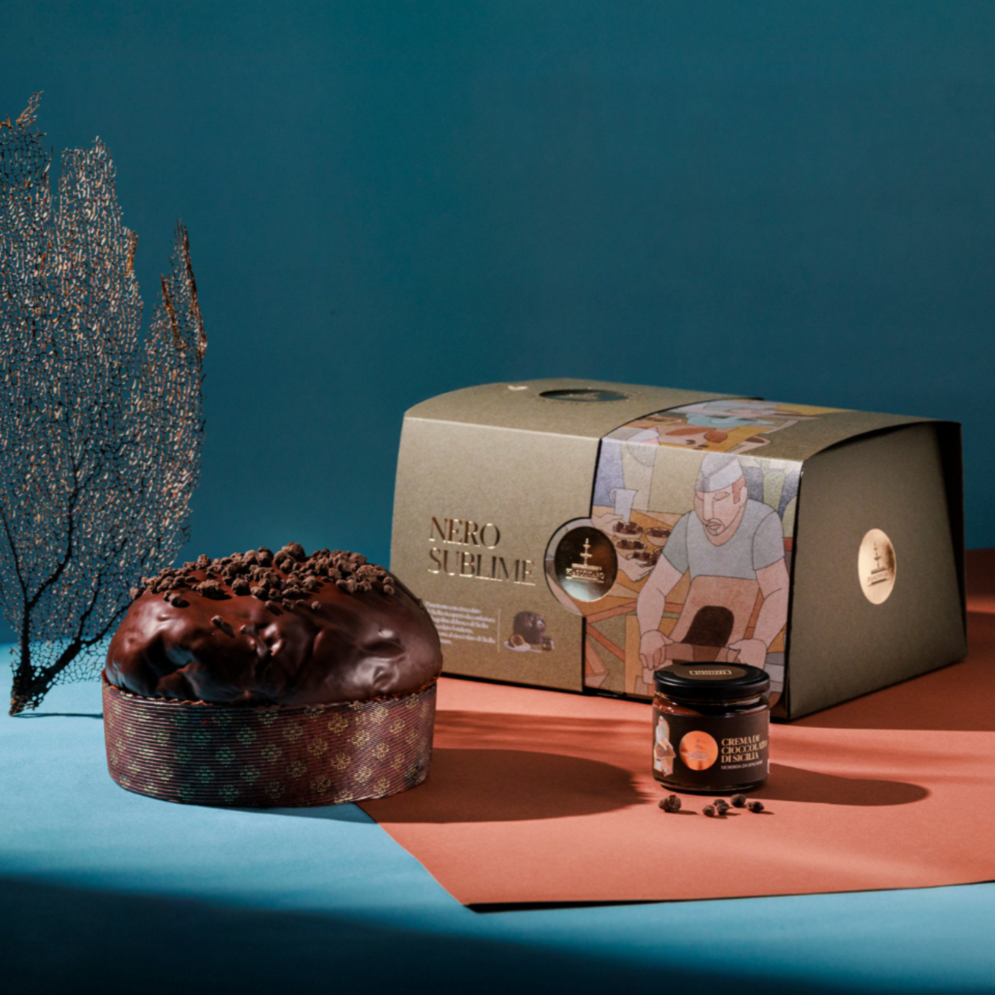 VORVERKAUF: FIASCONARO Panettone Nero Sublime 1kg