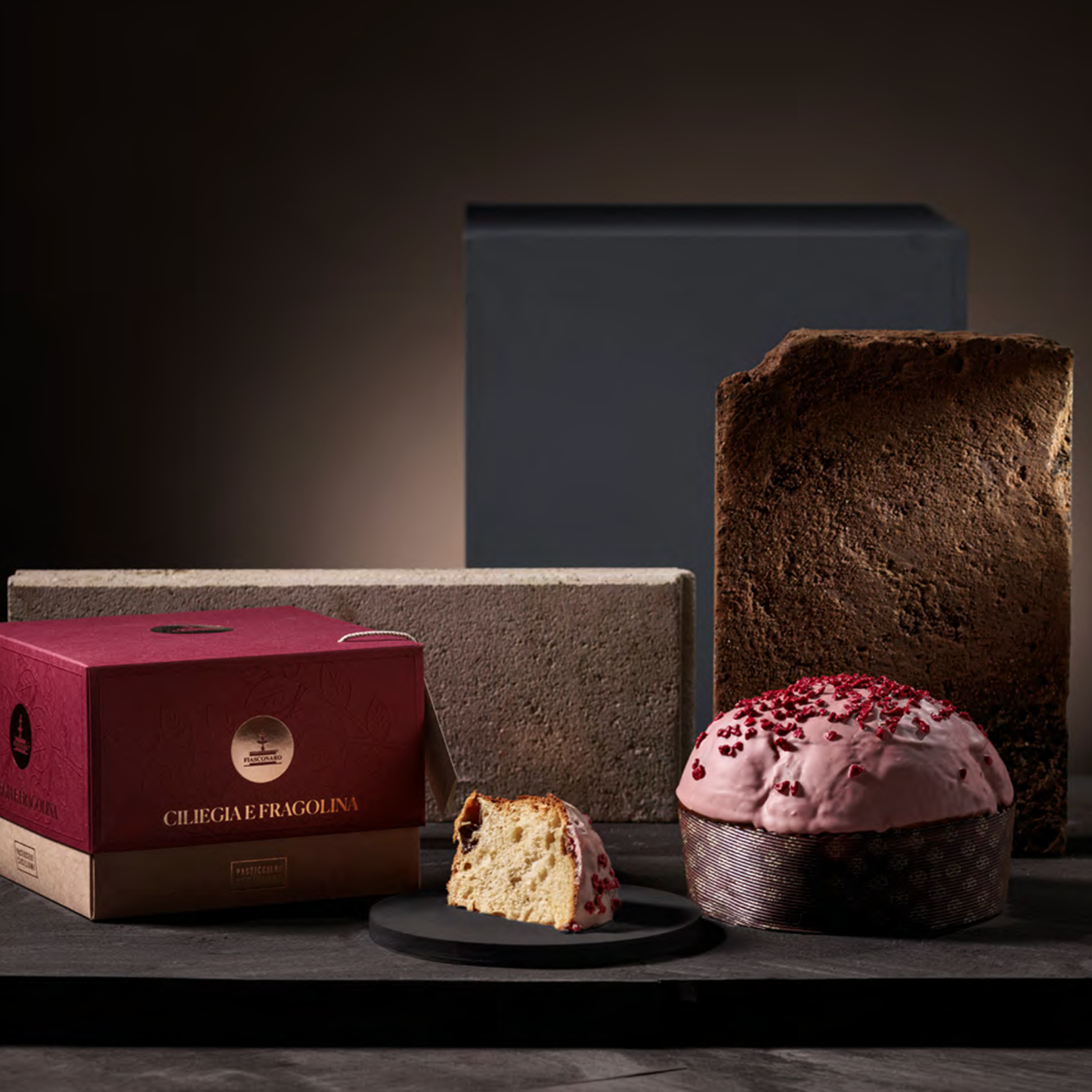 VORVERKAUF: FIASCONARO Panettone Ciliegia e Fragolina 1 kg