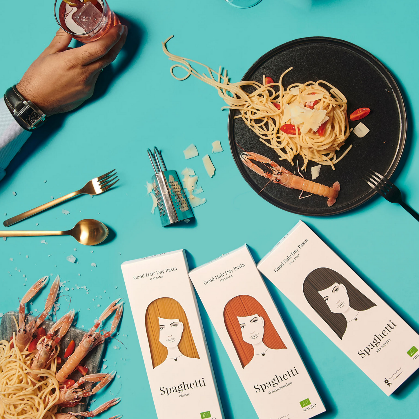 GOOD HAIR DAY Pasta Spaghetti Tricolore 500g