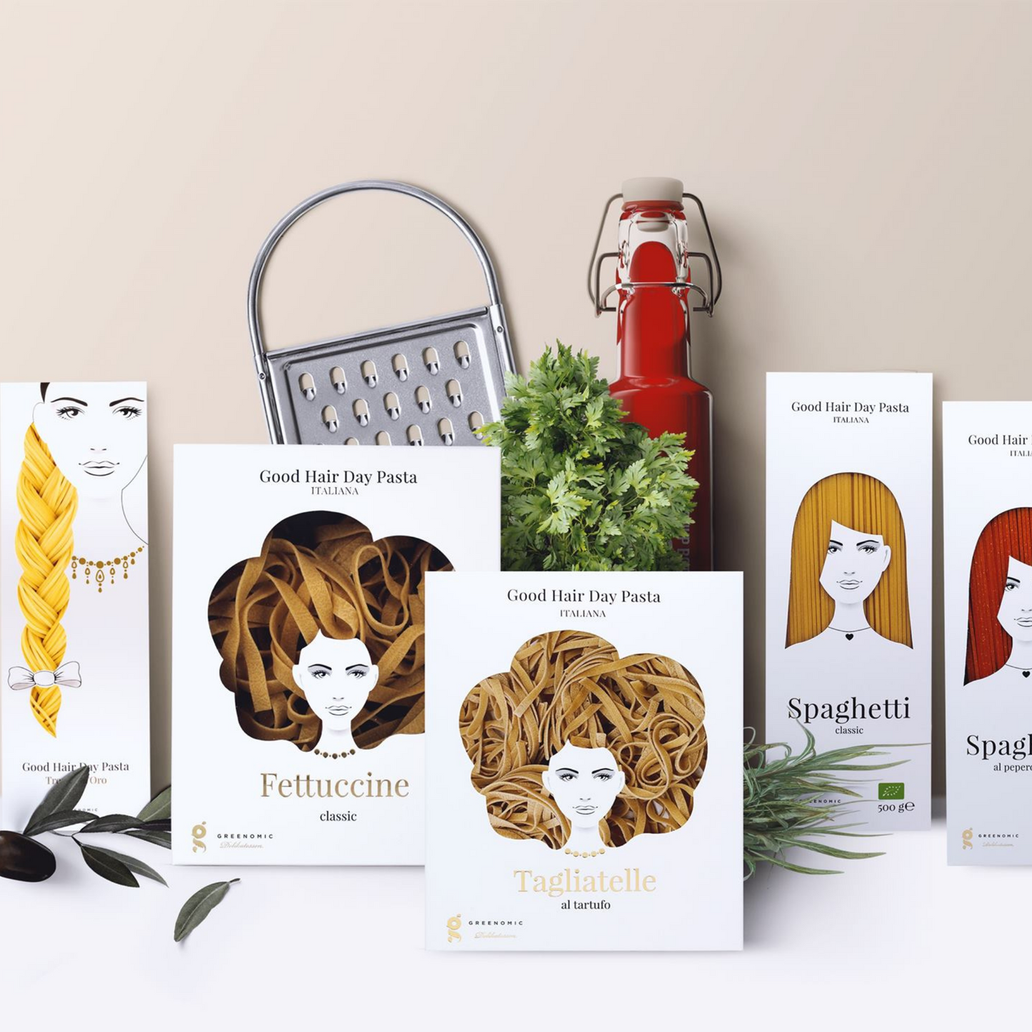 GOOD HAIR DAY Pasta Spaghetti Tricolore 500g