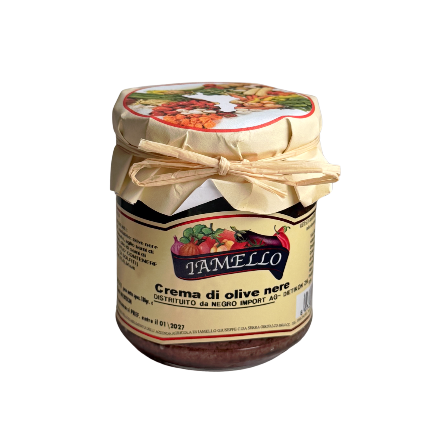 IAMELLO Crema di olive nere 180g