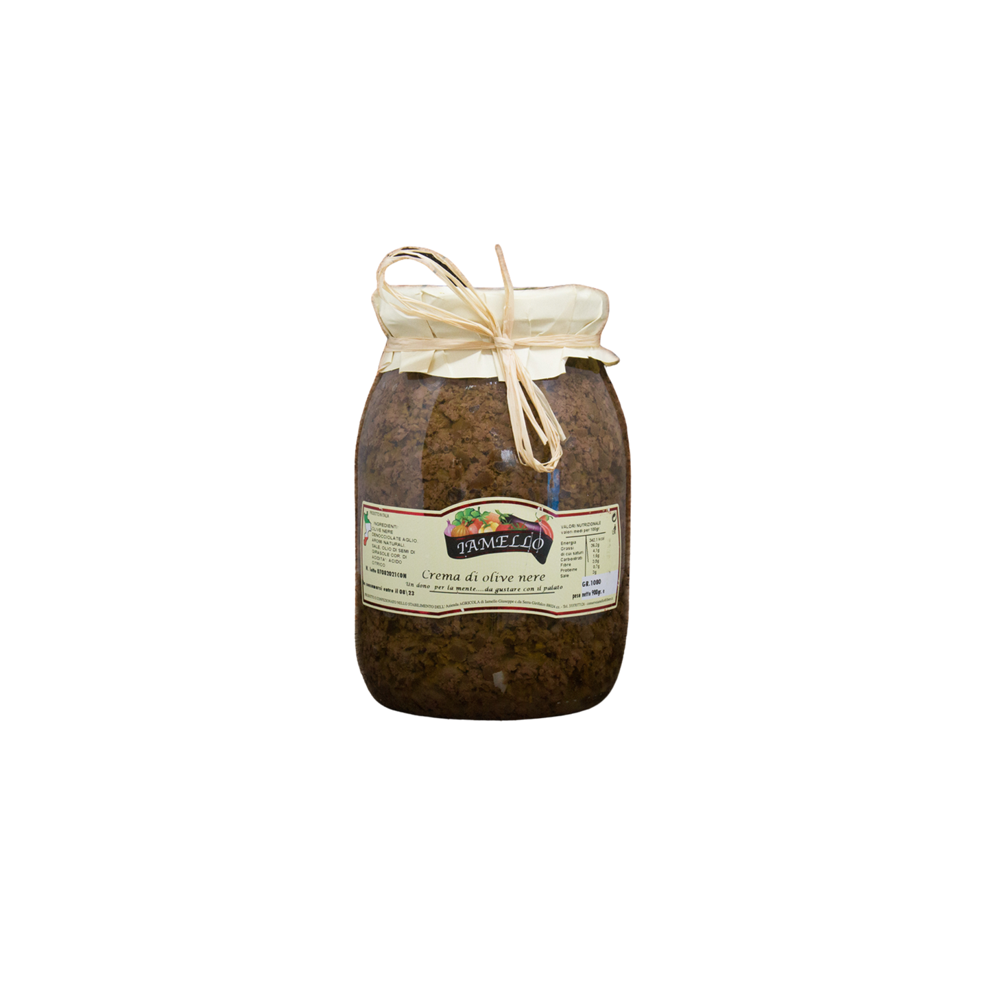 IAMELLO Cream di olive nere 106g