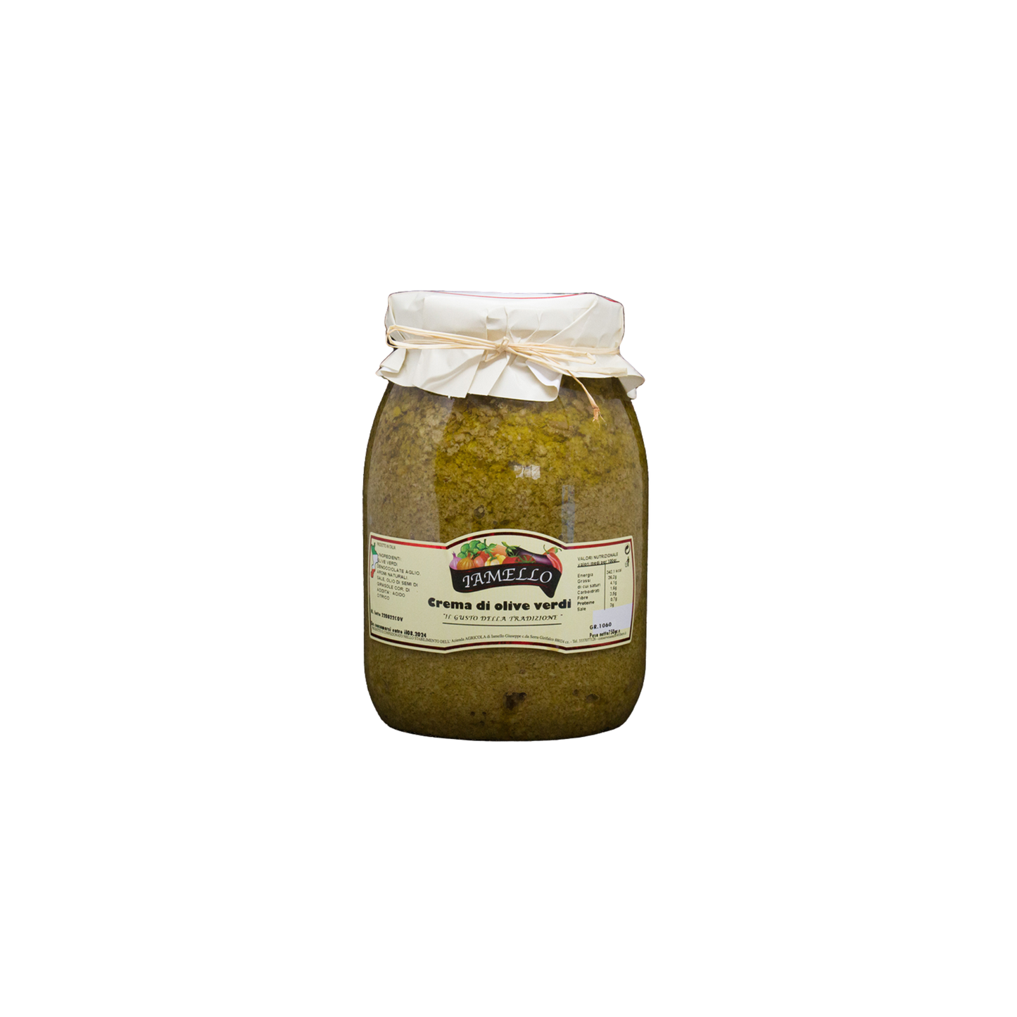 IAMELLO Cream di olive verdi 106g