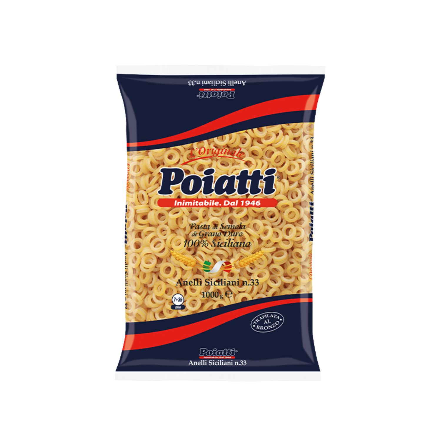 POIATTI Anelli Siciliani n.33 Pasta 500g