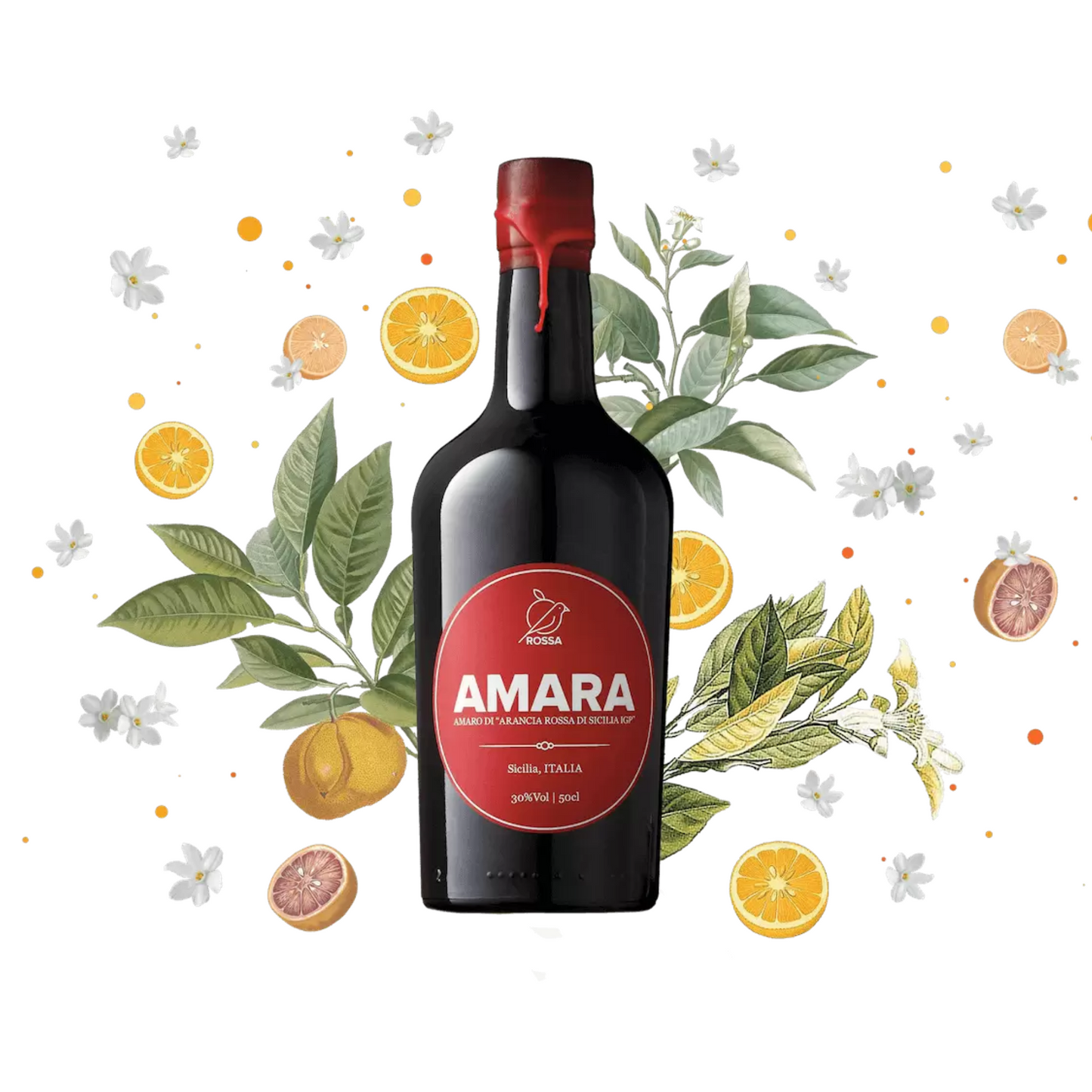 AMARA Likör, Amaro d'Arancia Rossa, Sicilia, 0.5l