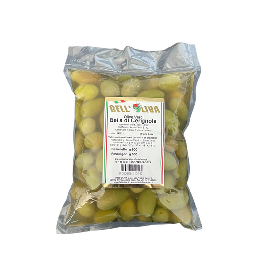 BELL'OLIVA Olive verdi Bella di Cerignola 900g