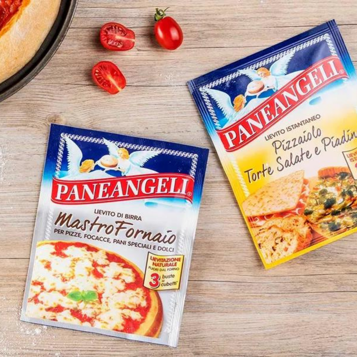 PANEANGELI Mastro Fornaio Bierhefe für Pizzateig - 3 Beutel à 7g