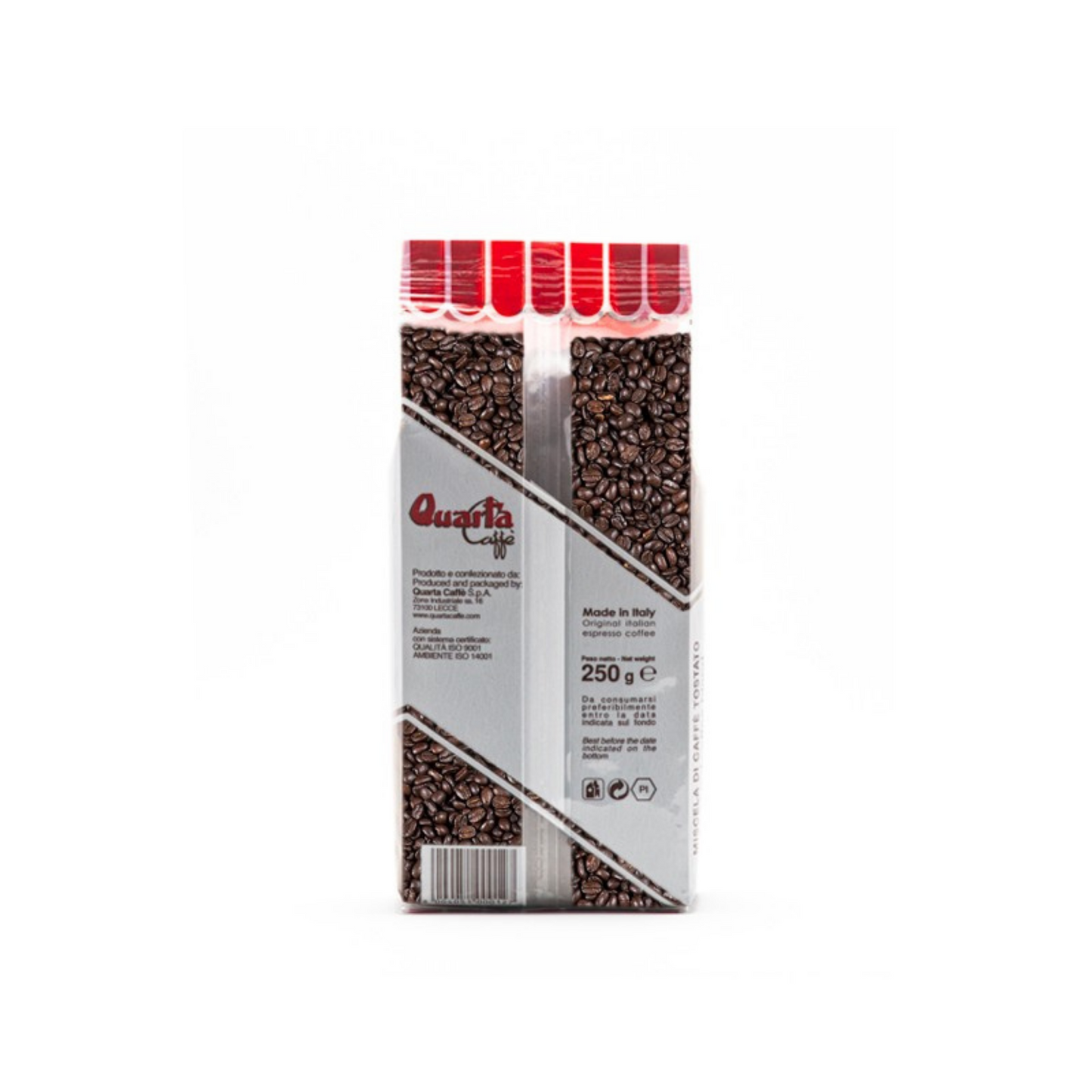 QUARTA CAFFÈ Qualità Rossa - Bohnen 250g - MHD 22.11.2024